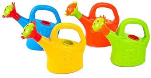 Cetfuro 4PCS Regaderas de Plástico Regaderas para Pollos Regaderas para Juegos de Jardín Regaderas para Baños de Playa para Niños Color Aleatorio