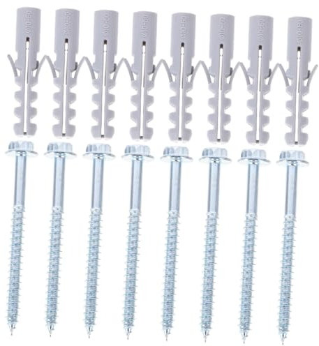 Generisch 10 Sets Tv Halterungsschrauben Ankerpunkte Dehnschrauben Fernsehgerät Trockenbau Stecker Splitter Tür Wanddübel Wandschrauben Für Ziegel Dunstabzugshaube Schrauben Für Tv