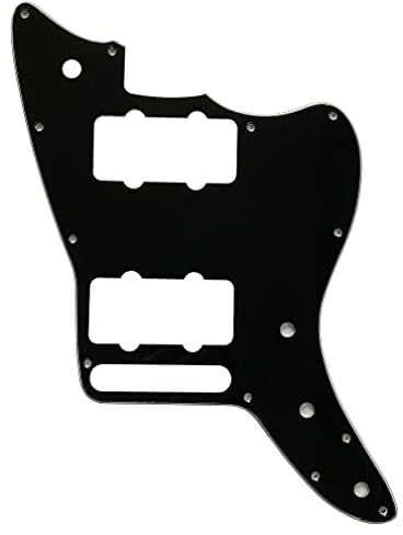 Für US Fender American Special Jazzmaster Style Gitarre Pickguard Parts (3-lagig, schwarz)