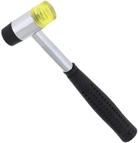 Mazos de goma, 25 mm, herramienta de mazo con cabeza de nailon for trabajos de acristalamiento de ventanas con doble cara de goma