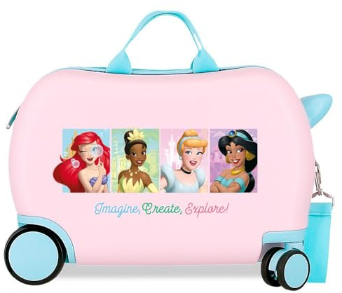 Joumma Disney Princess barnväska rosa 45 x 31 x 20 cm styv 1,8 kg sida kombinationslås ABS 1,8 kg 27,9 L handbagage, Rosa, Talla única, barnresväska