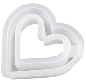 Vase tube à essai en silicone en forme de cœur pour plantes hydroponiques, gypse, ciment et résine, décorations florales