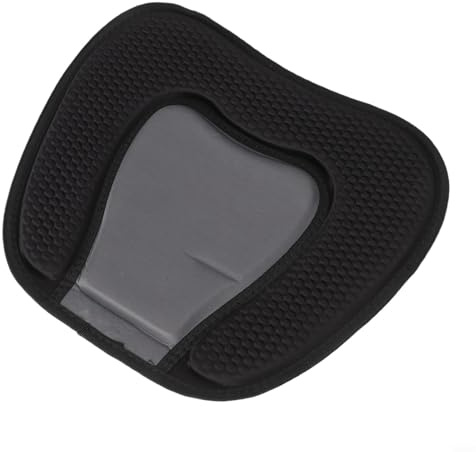 Cómodo cojín inflable para asiento de pesca en kayak con soporte ergonómico para la espalda y parte inferior antideslizante para asientos estables en canoas y barcos