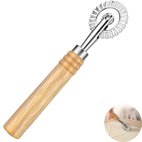 Ravioli Cutters, Pasta Cutter Wheel, Stainless Steel Pasta Cutter Whee, for Pasta, Pastry, Dumpling, Noodles, Kitchen 360 Degree Effortless Food Cutting