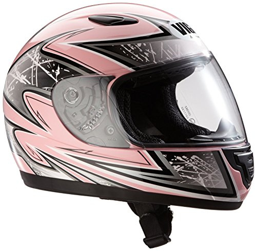 protectWEAR barn motorcykelhjälm rosa SA03