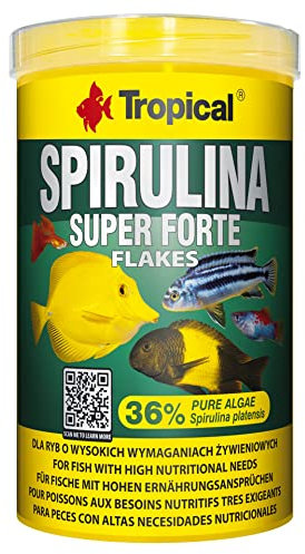 Tropical Super Spirulina Forte (36%) Flockenfutter, 1er Pack (1 x 1 l)
