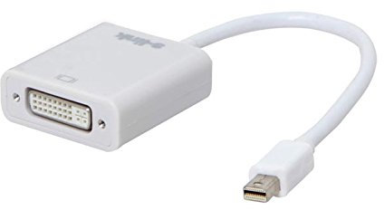 S-Link SL-MD85 Câble vidéo Adaptateur Mini DisplayPort DVI Blanc 0,15 m
