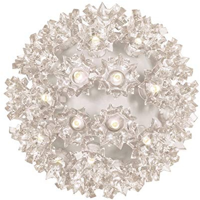 Wintergreen Lighting LED Starlight Sphere, LED Light Ball Sphere Light, Christmas Light Ball, Christmas Decoration (70 Lights, 6, Warm White)