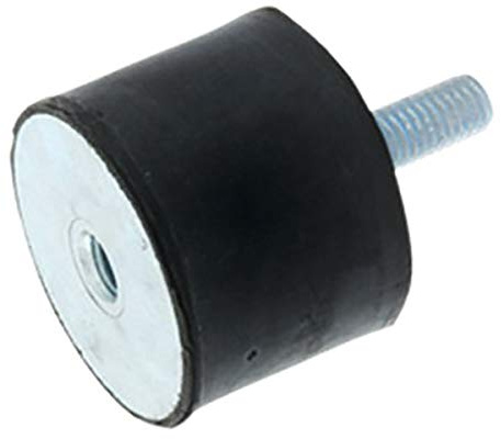 RS PRO RS PRO Naturgummi Gummipuffer, Außen-/Innengewinde Puffer M10 313.06 kg, Ø 70 mm x 50 mm, Shore A60