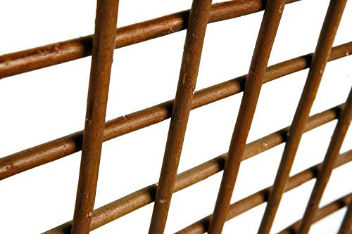 Mugar- Celosía Extensible de Mimbre de 2x1 Metros- Celosía para Arriates y Decoración de Jardines, Perfecta para Plantas Enredaderas