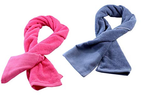 BESPORTBLE 2stücke Schweißabsorbierendes Handtuch Outdoor-fitnesshandtuch Praktisches Sporthandtuch Badezimmer-Badetuch Baumwollhandtuch Für Camping Schwimmen Fitnessübungen Yoga Golf Laufen
