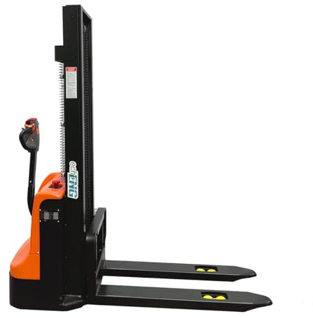 echoENG Carrello elevatore elettrico | Portata 1500 kg | Altezza di sollevamento 3000 mm | Ruote in PU | Lunghezza forche 1150 mm | Transpallet sollevatore elettrico per pallet | MA SL EL30