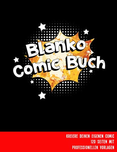 Blanko Comic Buch: Professionelle Vorlagen zum Erstellen eigener Comics