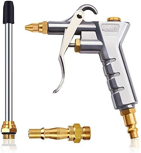 Noosverl Air Blower Gun for Compressor, Dust Airline Gun with Extension Nozzle, 1/4 BSP British & German Air Duster Cleaning Tool