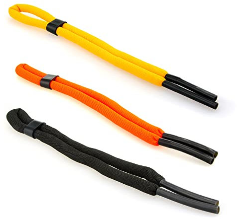 Edison & King flytande glasögonband i multipack – sportglasögonband lämpligt för vattensport – ca. 66 cm lång, Mix (5-pack), En Storlek