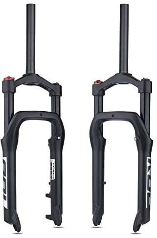 BOLANY Snow Beach Bike Suspension Fork 20 inch 4.0 Tire Fat Bicycle Air Front Fork Travel 120mm