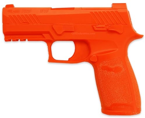 American Safety Trainer - (Compatible with Sig Sauer 320 M18) - Non-Functional Solid Polymer Gun - Blaze Orange - U.S.A. - Fits Model Specific Holsters