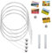 Cuerda Para Colgar Fotos 4 Piezas Cable Para Colgar Foto Con 48 Imanes, 2m*1.5mm Cable Acero Colgar Fotos Cable Acero Colgar Fotos De Expositor Cable De Acero Inoxidable Para Fotos Alambre Fotográfico