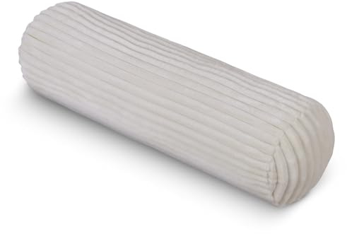 Bestlivings Traversin XXL (70 x 20 cm) - Aspect velours côtelé - Housse douce et douillette avec fermeture éclair - 1000 g - Certifié Öko-Tex - Coussin de nuque