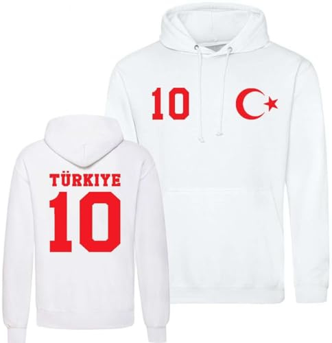 NIMAMA Türkei Herren Hoodie Türkiye Trikot WM 2026 Pullover mit eigenem Namen + Nummer