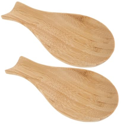 2piezas Descanso Para Cuchara De Cocina Soporte Multifuncional Para Utensilios De Encimera Decoración Vintage Y Resistente Para Cucharas Y Palillos Para Cocinas Rústicas Y Modernas