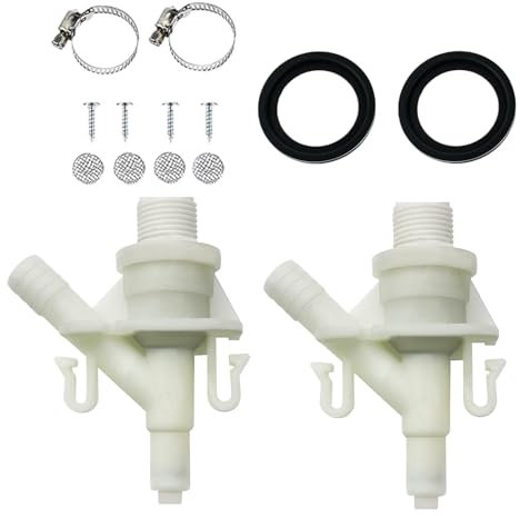 Valve de rechange pour toilettes de camping-car | Valve de chasse d'eau à pédale de camping-car – Outils d'intérieur de véhicule anti-fuite pour spectacles sur scène, tourisme, camping