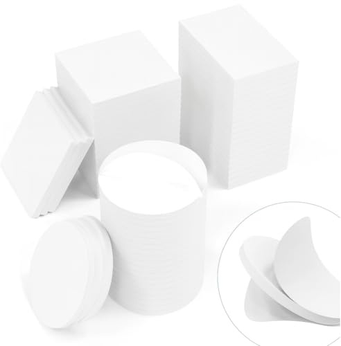 60 Piezas Adhesivo Doble Cara, Almohadillas Adhesivas 3M Extrafuerte, Pads Adhesivo Cinta Adhesiva Doble Cara Espuma, Rectángulo & Cuadrado & Redondo, para Hogar Oficina Coche