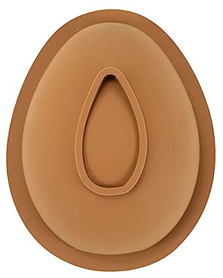 VERDANVERSE Easter Egg Chocolate Silicone Mold Large Heat Resistant DIY Baking Tool for Dessert Cake Decorating Safe Non Deformable Material Lightweight Home Kitchen Accessory