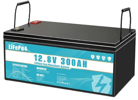 Rechargeable batteries,LiFePO4 battery，Lithium battery | Equipped 300A-BMS,lifespan exceeding 8 years,suitable for camping, solar power, emergency power, etc.