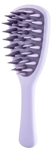 Spazzola per shampoo, spazzola per il cuoio capelluto, massaggiatore per capelli, scrub doccia, spazzola per la pulizia, manico allungato, delicato pulitore per testa in silicone per adulti e bambini