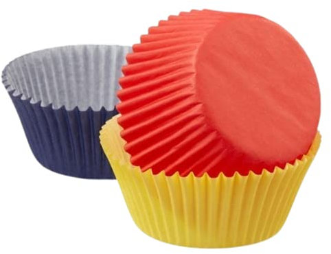 Wilton Pirottini Muffins Rosso, Giallo, Blu