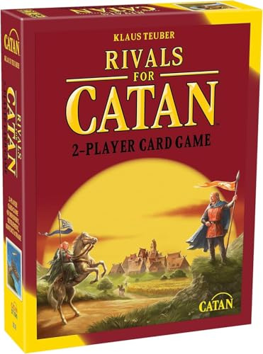 CATAN UNbox Now The Rivals Brettspiel, ab 10 Jahren, für 2 Spieler, 45–120 Minuten Spieldauer, Gold | Ab 10 Jahren – 2 Spieler – 45 bis 60 Minuten Spielzeit – Brettspiele – Strategie-/Familienspiel