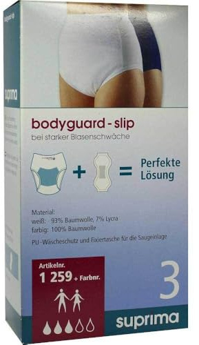 SUPRIMA Slip bodyguard 3 Gr.52/54 weiß 1 St