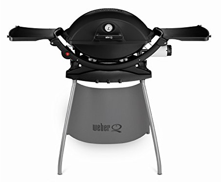 Weber Q 1200 - Parrilla de Gas con Soporte, Color Negro