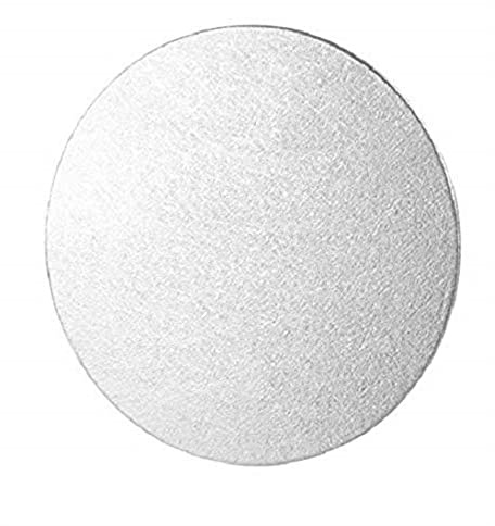 Tala Cake Drum Rund 30 cm, Silber Tortenunterlage 12 mm | Runde Tortenunterlage 30 cm, 12 mm stark, silberner Tortenkarton, für Torten, Gebäck, Dekorieren und Präsentieren