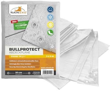 Rainexo RX90-3x4-TStrong 90 Tarpaulin, Transparent