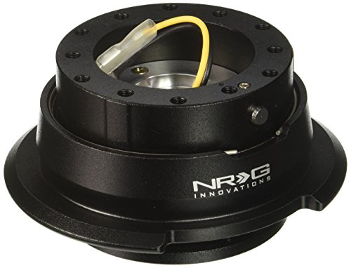 NRG Innovations SRK-280BK Quick Release Kit (Black/Black Ring)