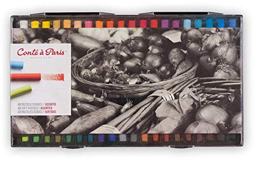 Conté a Paris 50209 (Künstlerkreide, Weiche Pastelle, verschieden Farben) 40er Set