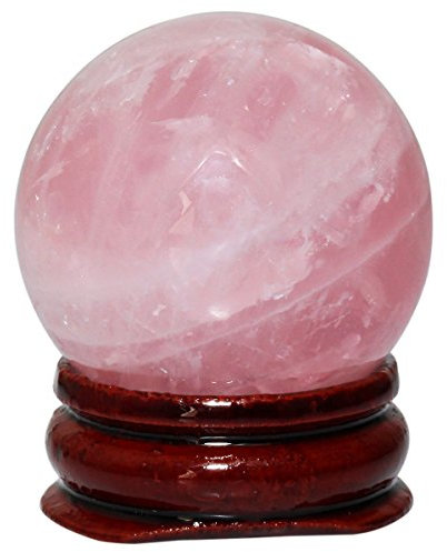 Sunyik Esfera de piedra natural de cuarzo, ideal para decoración Fengshui