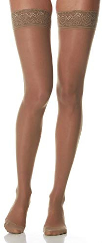 SCUDOTEX Scudotex Bas Auto Fixant 40 Deniers Maille Lisse Compression Décroissante Légère 7 9 Hg Mm Couleur