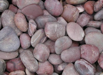 Gartenwelt Riegelsberger Glitter Stone Red Kies 10-30 mm, 20 kg Sack, Gabione, Gabionenfüllung, Ziersplitt, Splitt