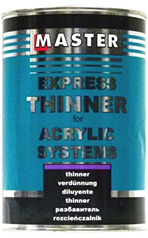 Troton Master Express - Diluyente universal HS New Formula para productos acrílicos, 1 l, más fino medio, la mejor calidad