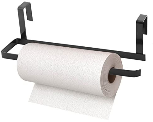 Kitchen Roll Holder Under Cabinet,No Drilling Paper Towel Holder Under Cabinet Shelf Under Shelf Kitchen Towel Holder Paper Towel Roll Rack 9.3inch for Pantry