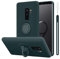 cadorabo cover compatible with Samsung Galaxy S9 PLUS in LIQUID GREEN - Mobile Phone Case made of flexible TPU Silicone with Ring - Silicone Cover Protective Ultra Slim Soft Back Case Bumper