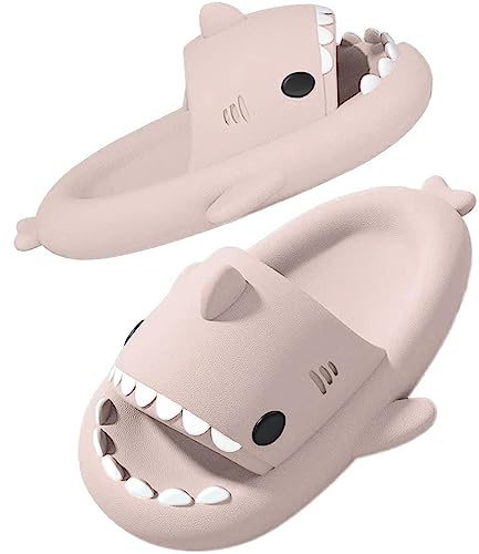 SAGUARO Claquettes Requin Adultes Chaussons EVA Rose Tailles 40/41