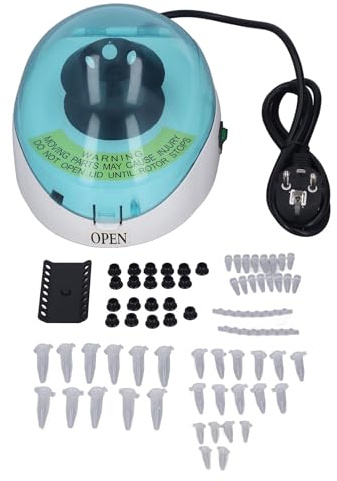 Laboratoire Paillasse Centrifugeuse Mini Centrifugeuse Tenue dans la Main ABS 4000 Tr/Min pour Liquide Solide Séparé Prise Ue Ca 220 V