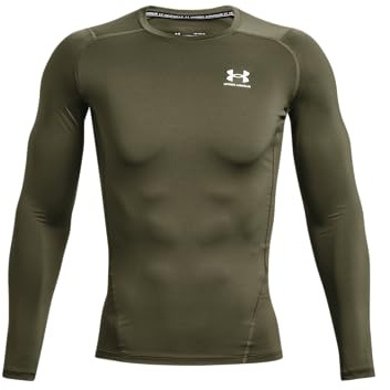 Under Armour Ua Hg Armour Comp Ls Maglietta a maniche lunghe, Marine Od Green, S Uomo