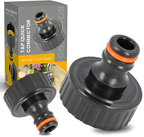 Adattatore Rapido 1 Filettatura Femmina da Attacco Raccordo per Rubinetto Connetore Universale Capezzolo Strumento di Irrigazione per Tubi da Giardino