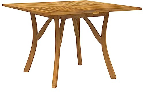 vidaXL Gartentisch Terrassentisch Tisch Esstisch Balkontisch Holztisch Gartenmöbel Garten Terrasse Balkon 110x110x75cm Massivholz Akazie