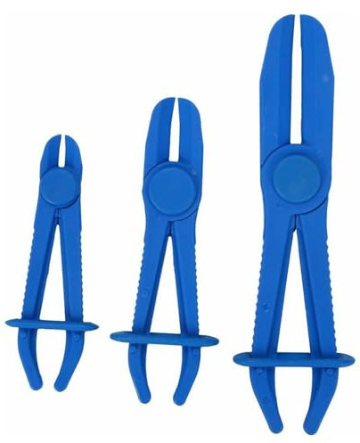 Pinze per Tubi Flessibili, Pinze Stringitubo per Tubi Flessibili, Pinza del Tubo Dell'acqua, Pinze per Fascette Stringitubo, per Tubi Flessibili Come Tubi dei Freni, Tubi del Carburante, 3 Pezzi